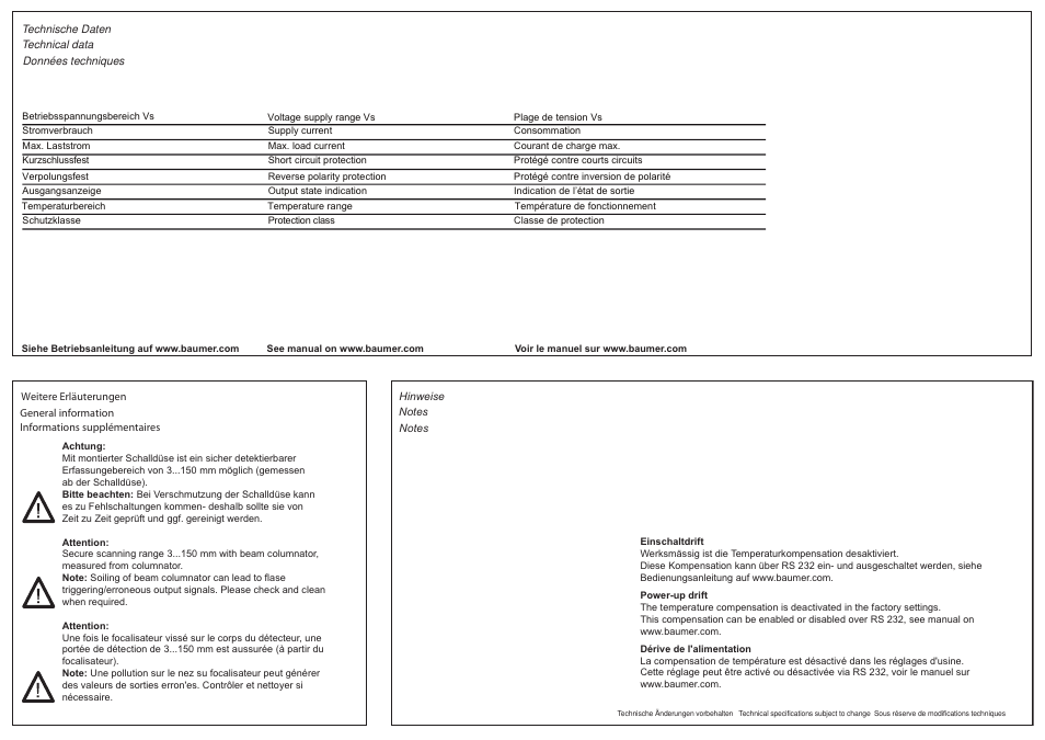 Baumer UNCK 09T9114/KS35AD1 User Manual | Page 2 / 2