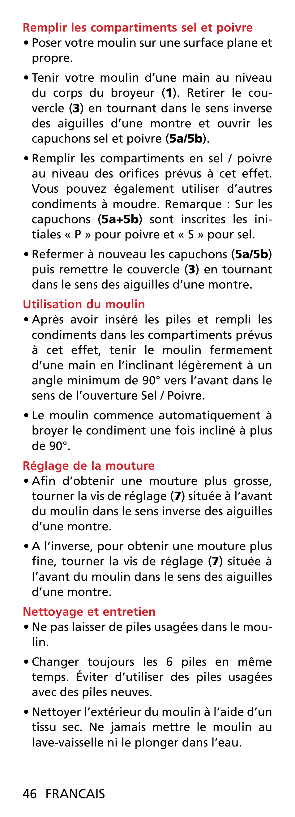 Bodum BISTRO 11348 User Manual | Page 13 / 41