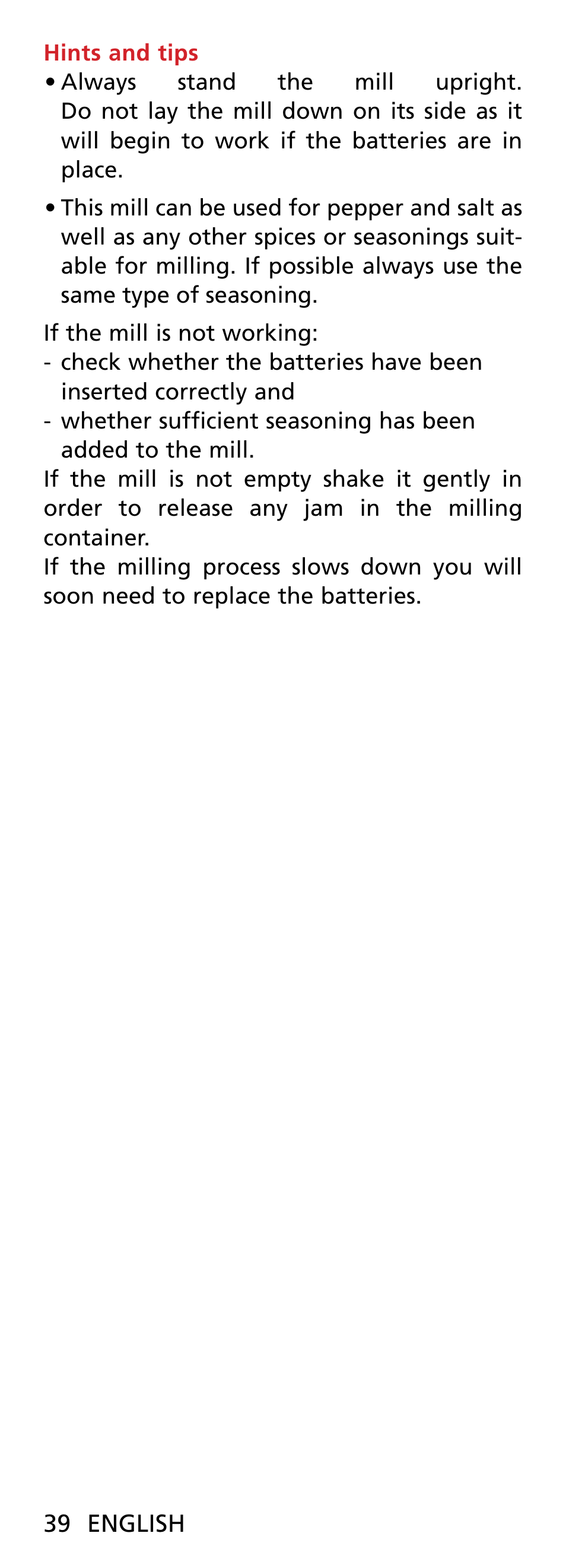Bodum BISTRO 11348 User Manual | Page 6 / 41