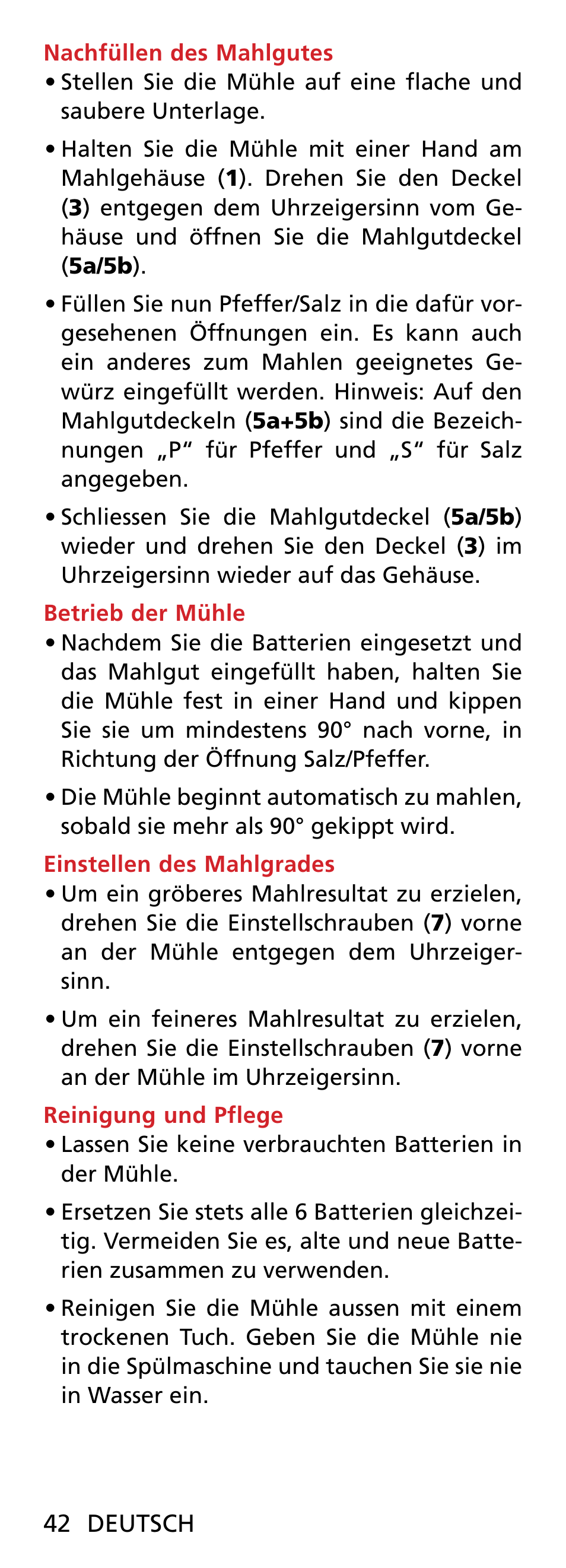 Bodum BISTRO 11348 User Manual | Page 9 / 41