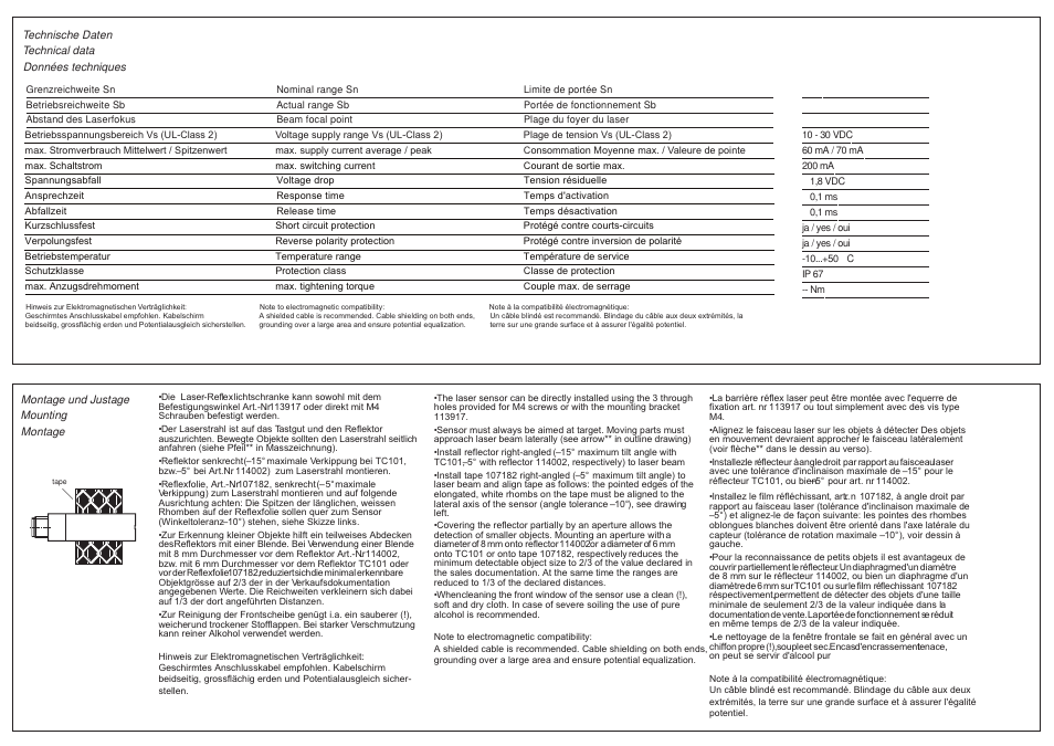 Baumer OPDM 16P5102/S14 User Manual | Page 2 / 2