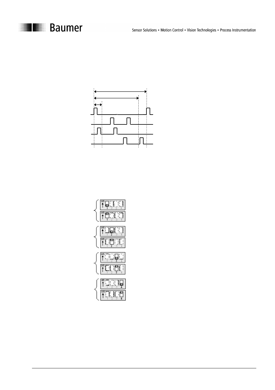 3dip-switches, 3 checking the adjustment | Baumer BA Scatec2 Gripper User Manual | Page 8 / 10