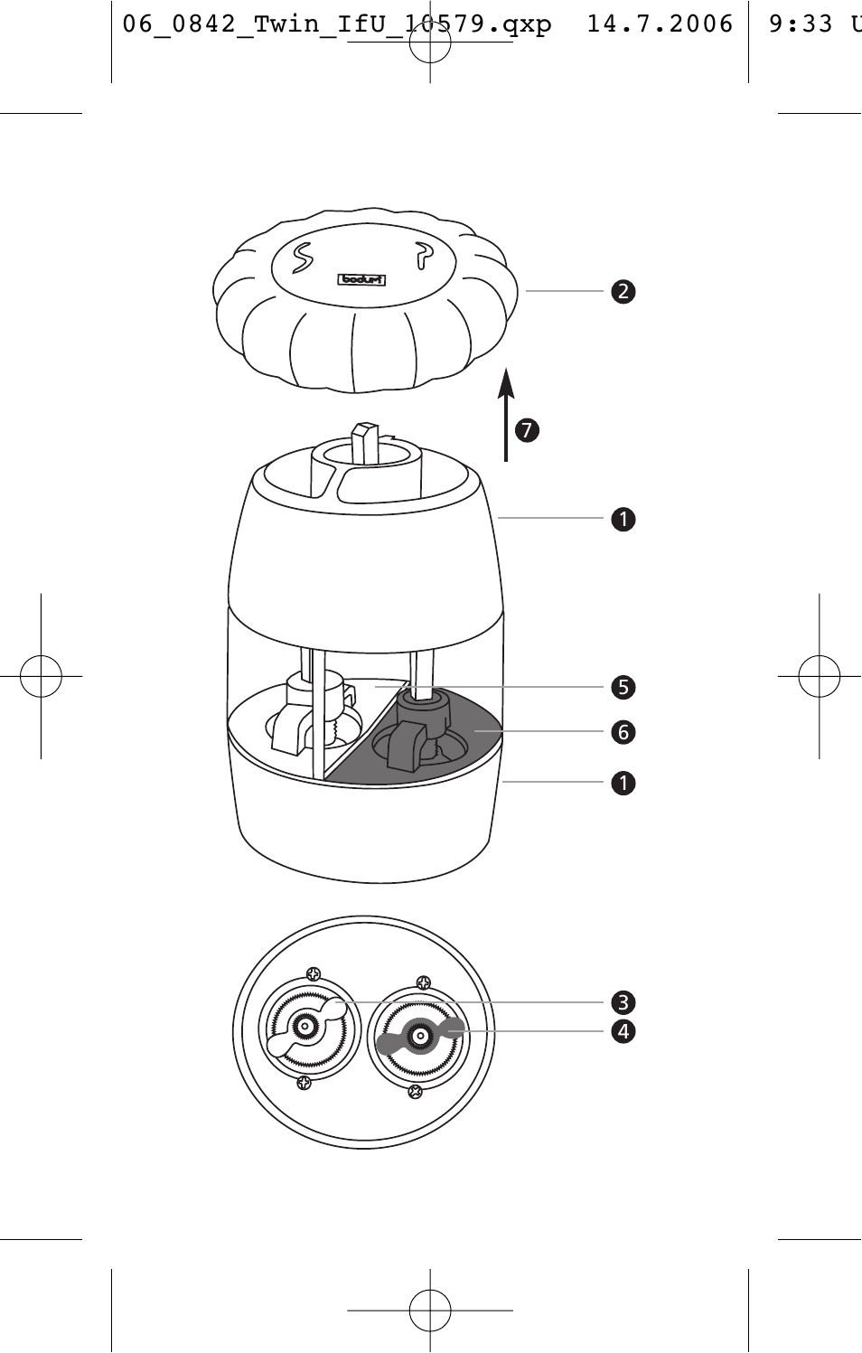 Bodum TWIN 10579 User Manual | Page 2 / 11