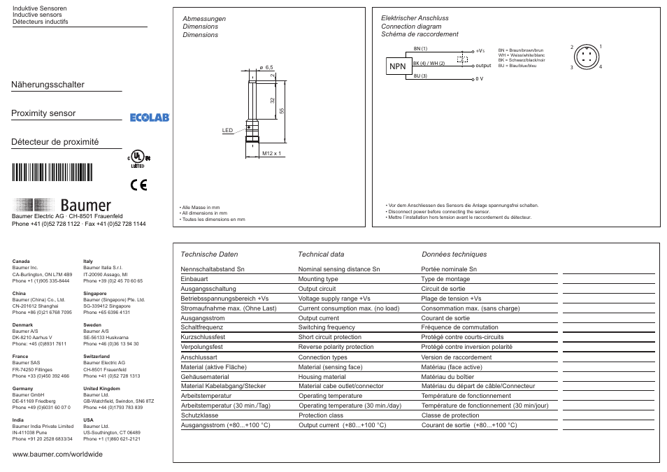 Baumer IFBR 06N13T1/S14L-9 User Manual | 2 pages