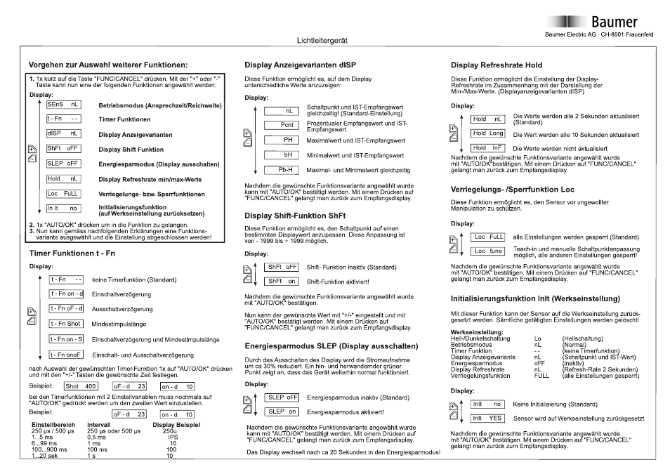 Baumer FVDK 10N67YR User Manual | Page 4 / 9