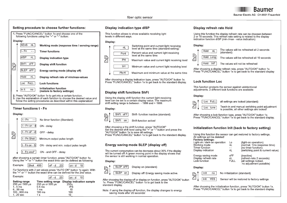 Baumer FVDK 10N67YR User Manual | Page 6 / 9