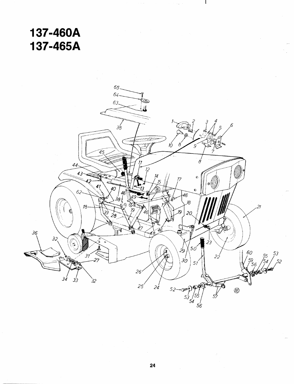 Bolens 137-465A User Manual | Page 24 / 32