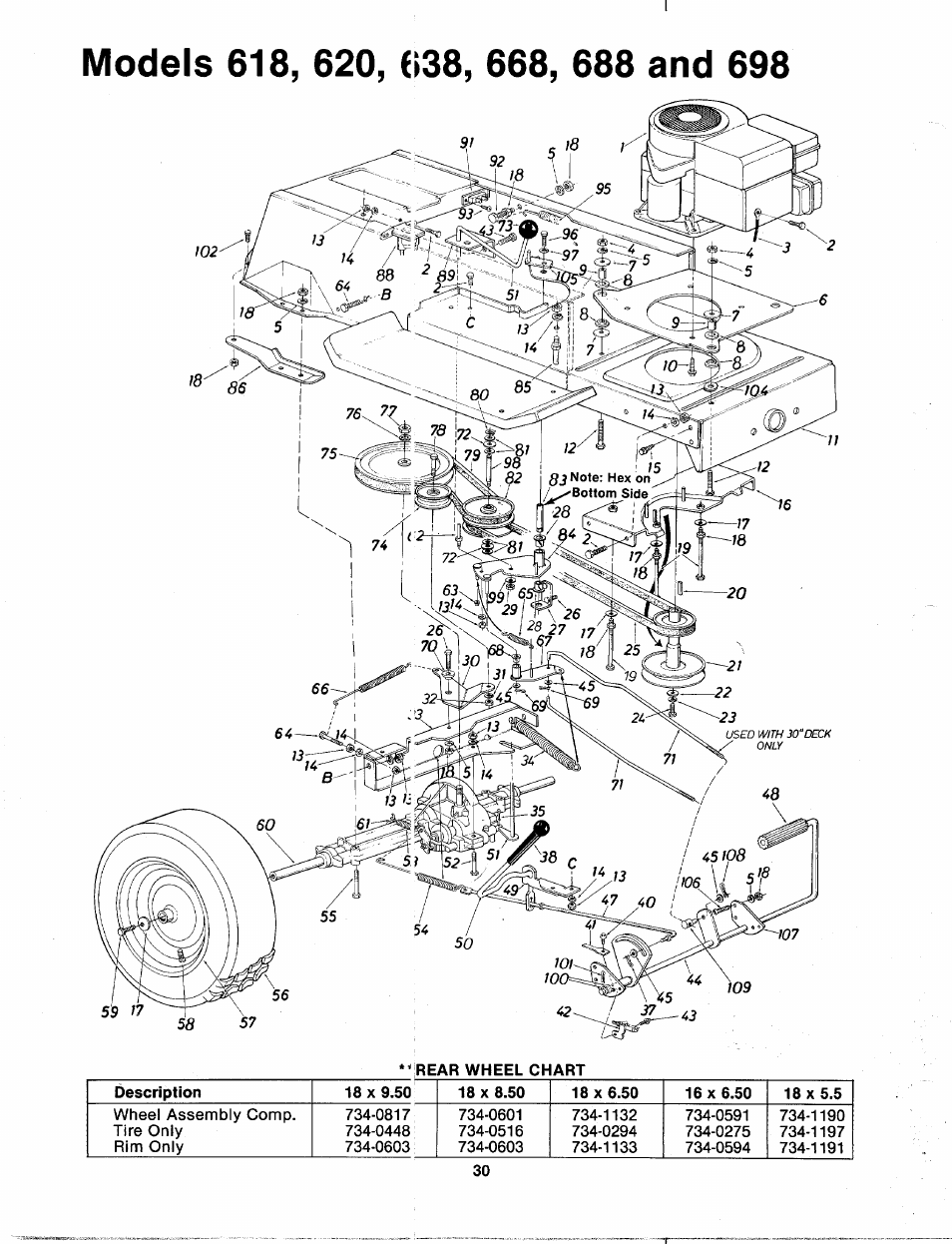 Bolens 135-688-000 User Manual | Page 30 / 40