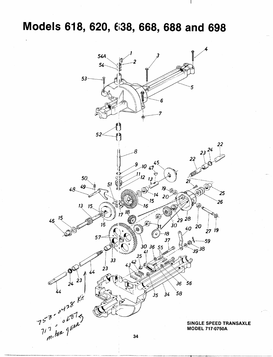Bolens 135-688-000 User Manual | Page 34 / 40