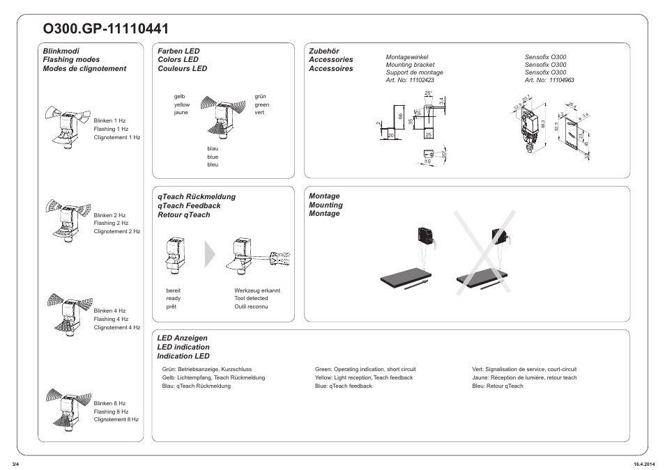 Baumer O300.GP-PV1T.72N User Manual | Page 3 / 4