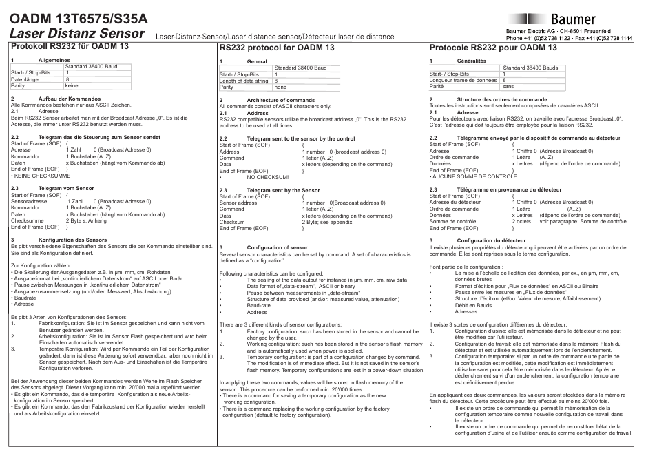 Baumer OADM 13T6575/S35A User Manual | Page 3 / 8