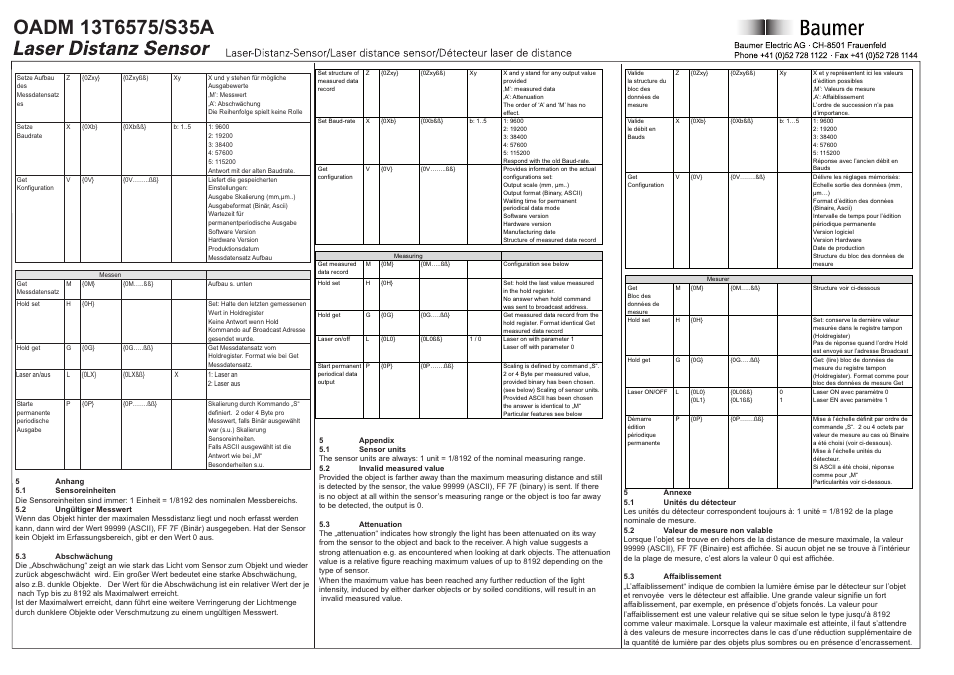 Baumer OADM 13T6575/S35A User Manual | Page 5 / 8