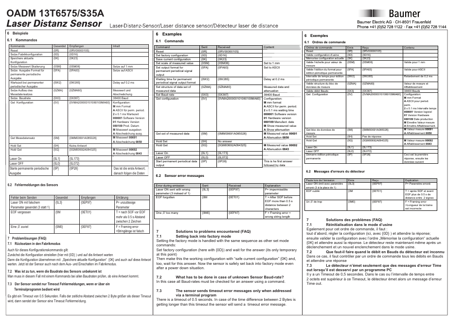 Baumer OADM 13T6575/S35A User Manual | Page 8 / 8