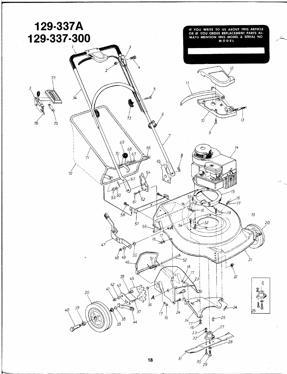 337a 129-337-300 | Bolens 120-337A User Manual | Page 18 / 22