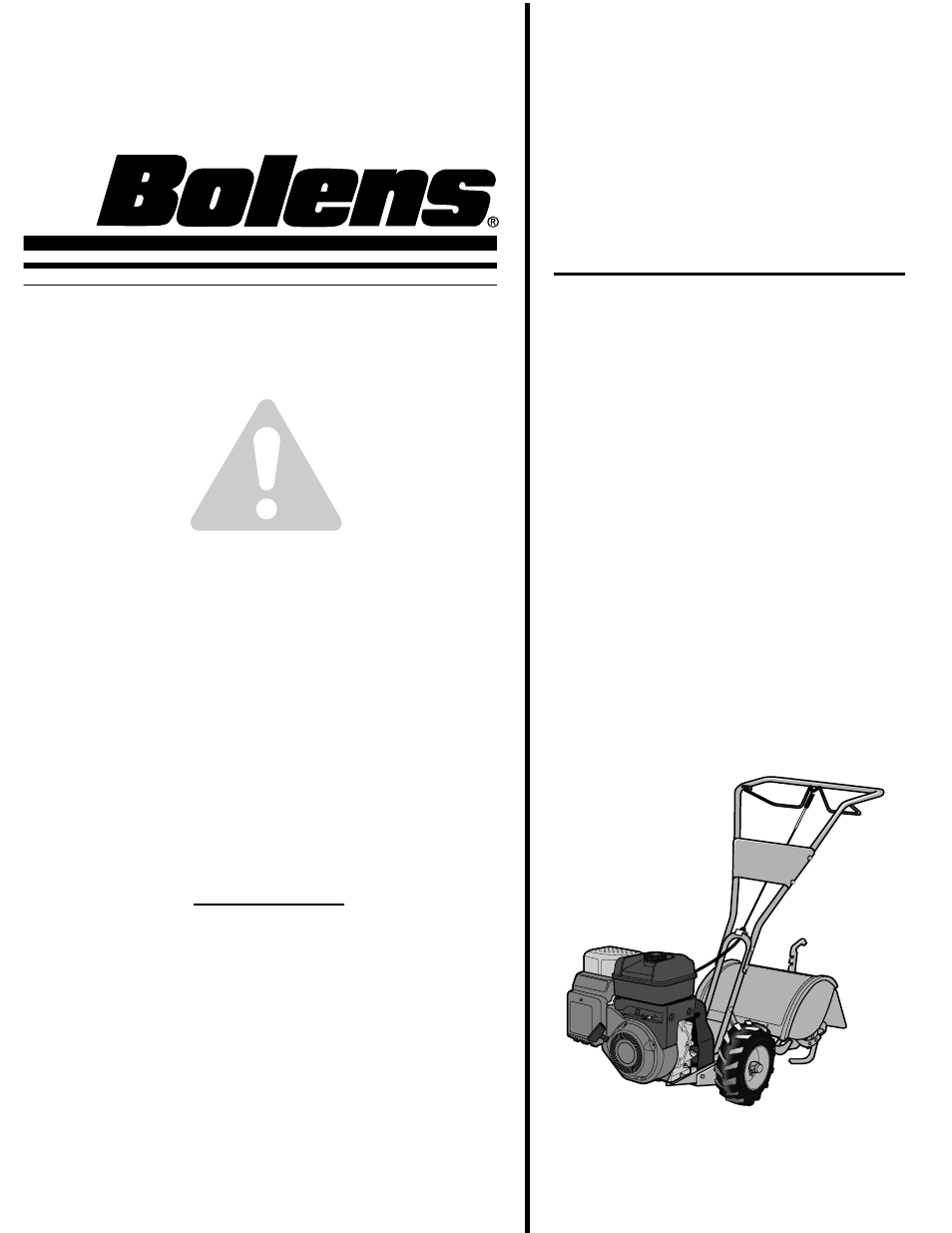 Bolens 12229 User Manual | 32 pages