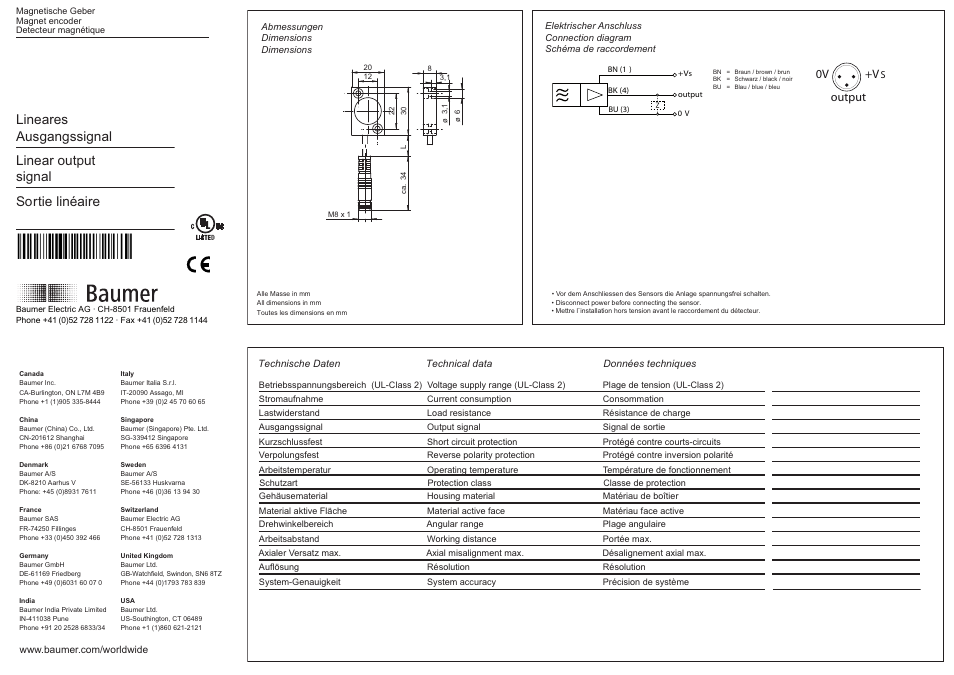 Baumer MDFM 20U9404/KS35PA360 User Manual | 2 pages