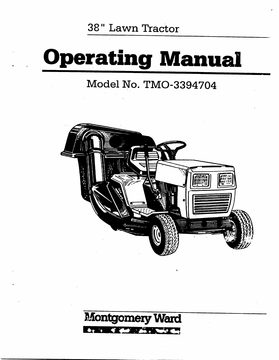 Bolens TMO-3394704 User Manual | 36 pages