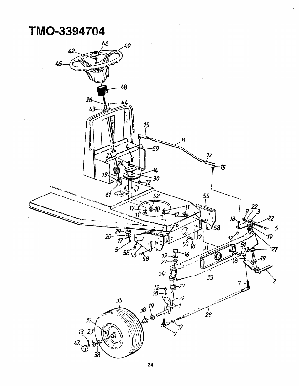 Bolens TMO-3394704 User Manual | Page 24 / 36