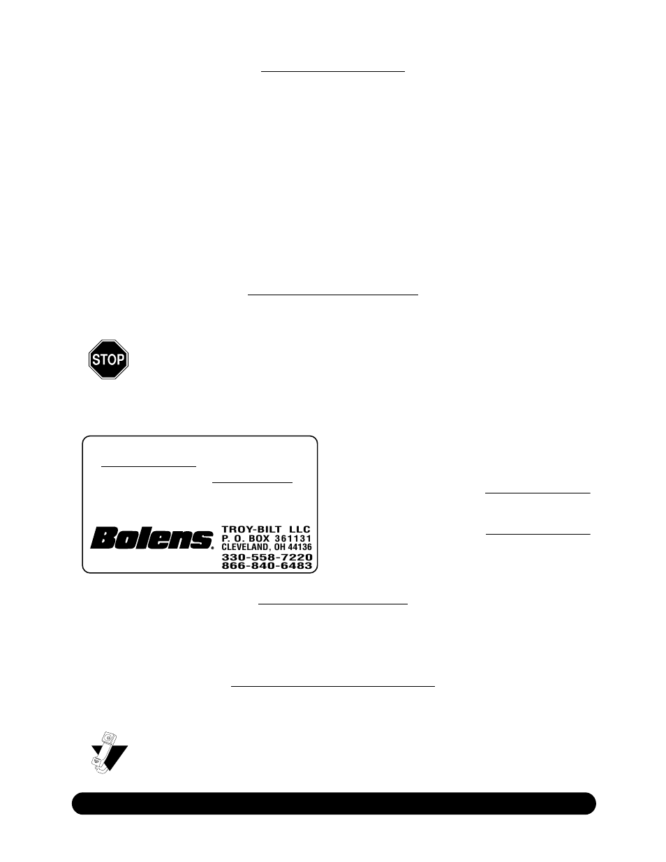 Bolens 546 User Manual | Page 2 / 20