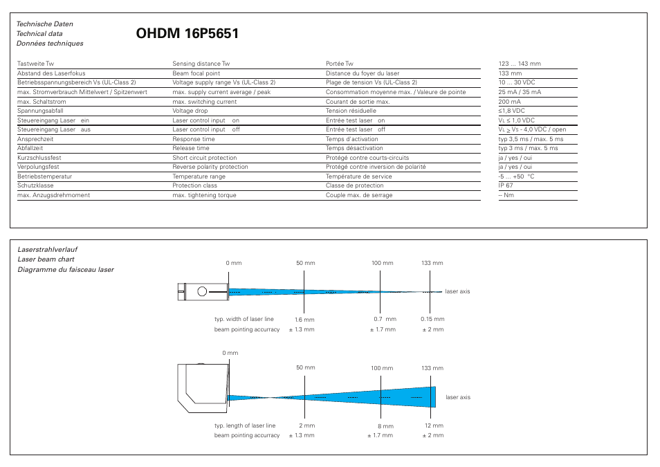 Baumer OHDM 16P5651 User Manual | Page 2 / 3