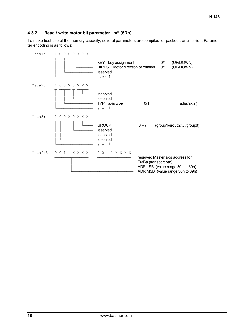 Baumer N 143 User Manual | Page 18 / 30