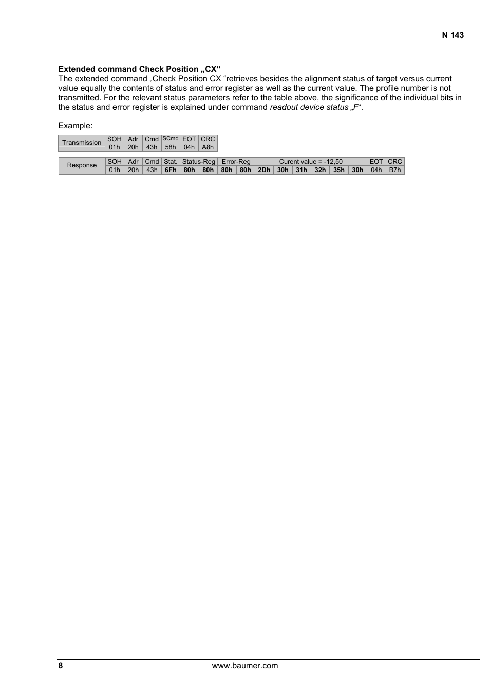 N 143 | Baumer N 143 User Manual | Page 8 / 30