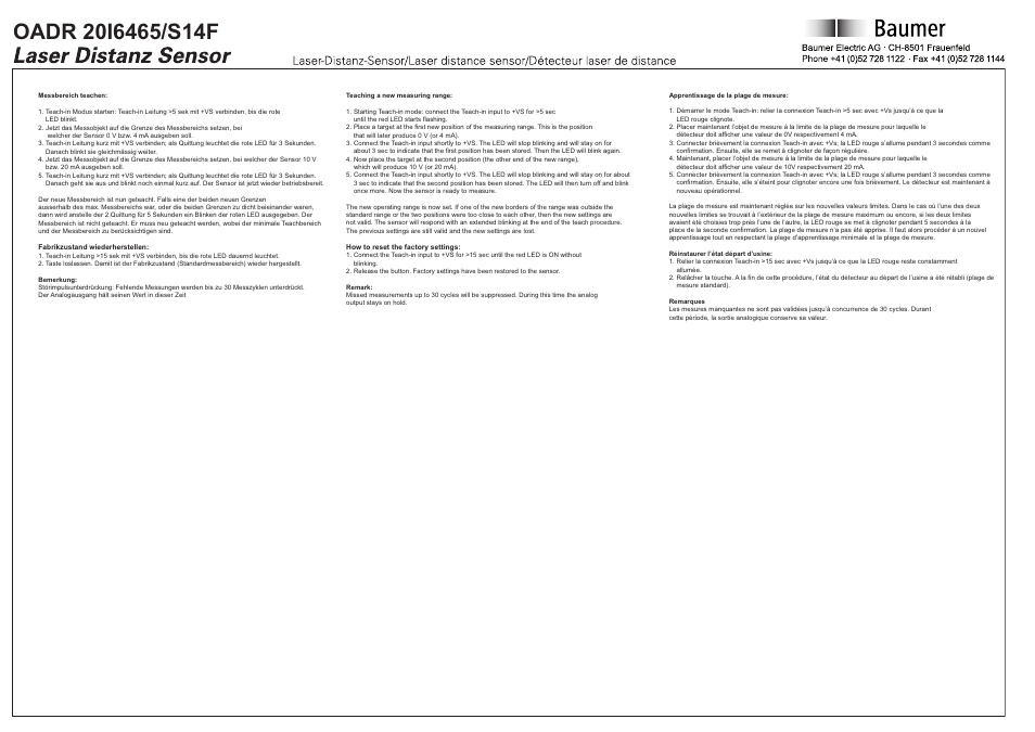 Baumer OADR 20I6465/S14F User Manual | Page 4 / 4