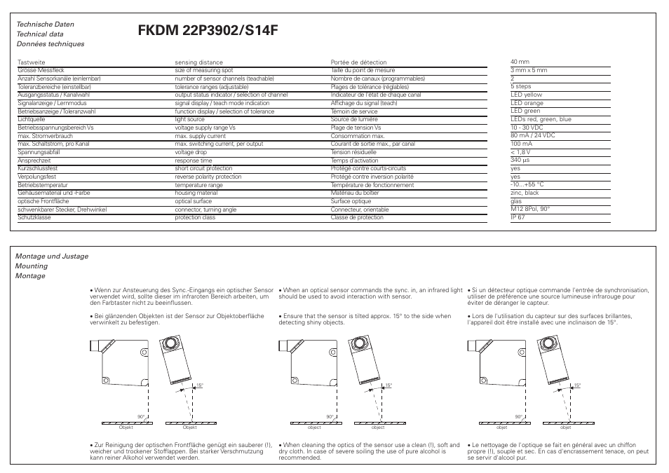 Baumer FKDM 22P3902/S14F User Manual | Page 2 / 4