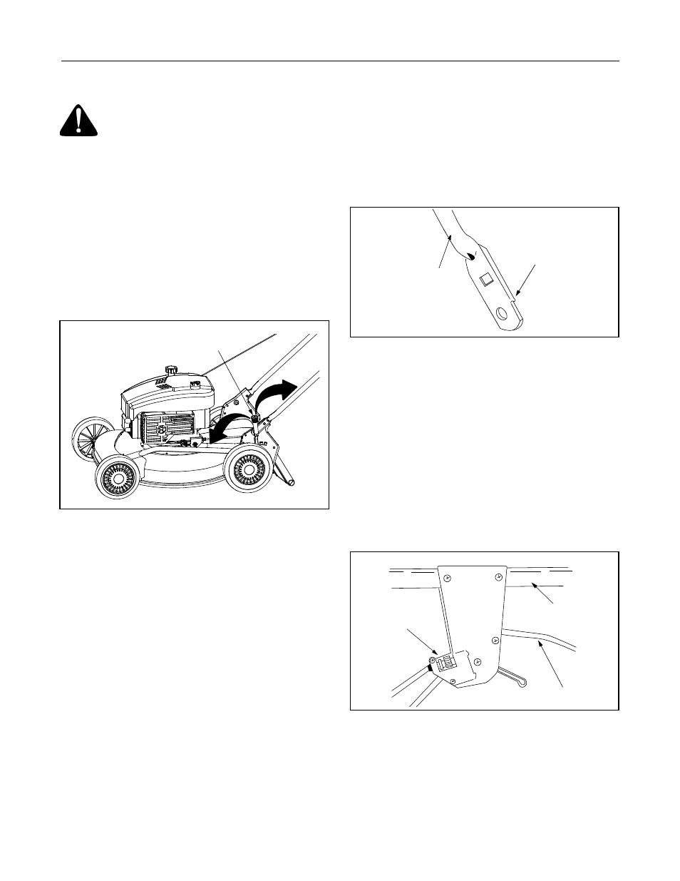 Cutting height adjustment, Handle height adjustment, Drive clutch control adjustment | Shift lever cable adjustment | MTD Self-Propelled Mower 979 User Manual | Page 11 / 24