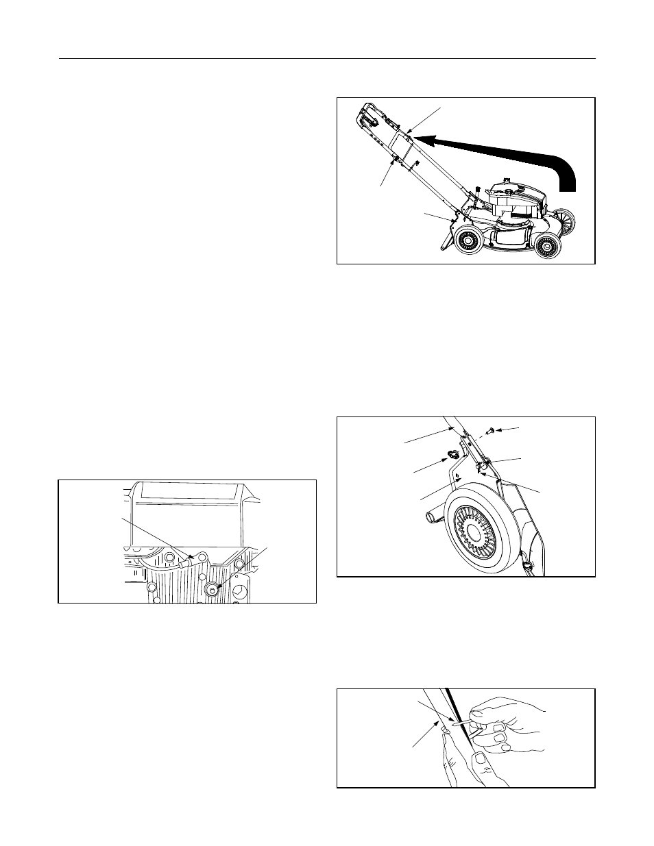 Removing unit from carton, Loose parts in carton, Disconnecting spark plug wire | Setting up your lawn mower | MTD Self-Propelled Mower 979 User Manual | Page 7 / 24