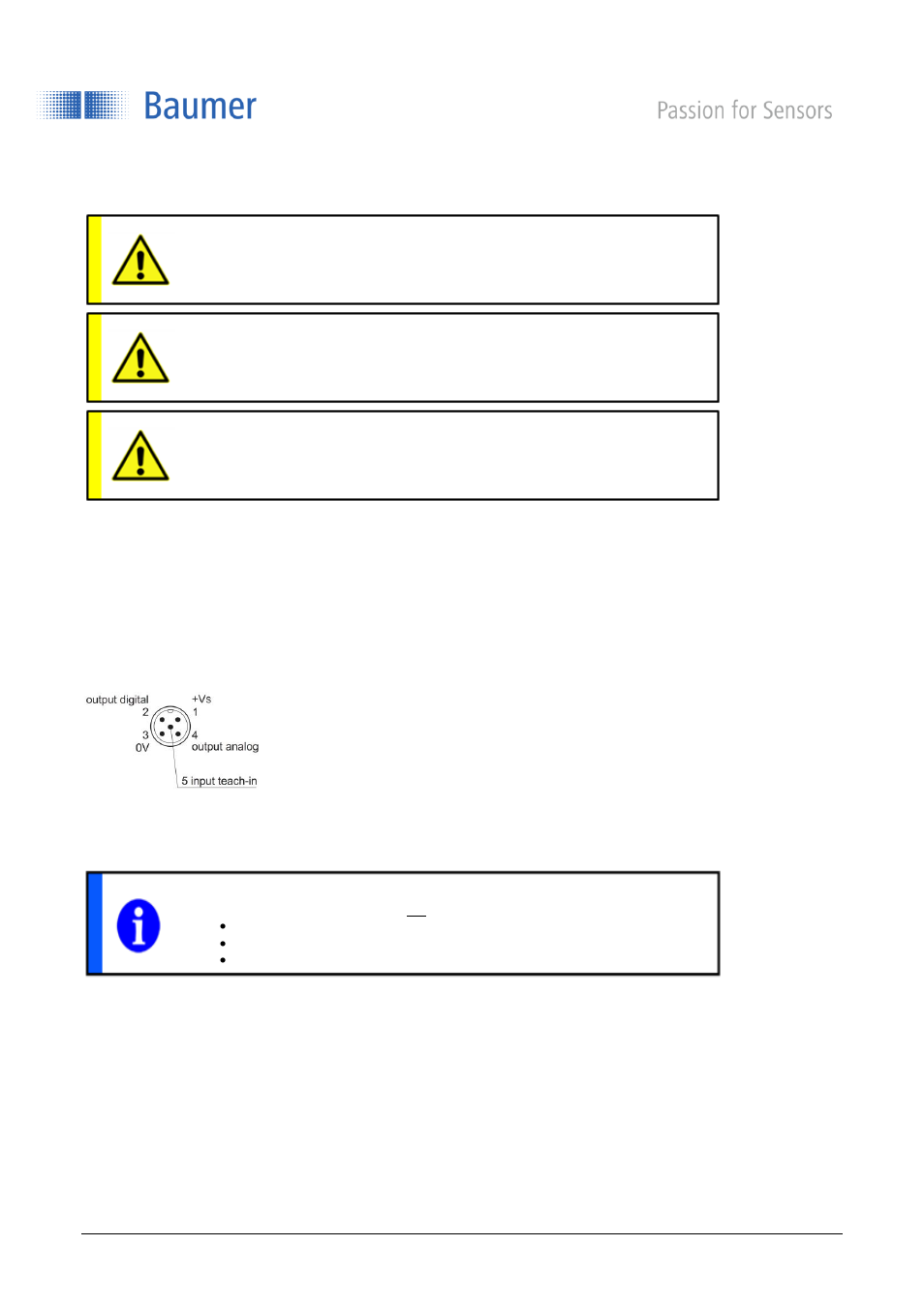 Connection, Connection cable, Pin assignment and connection diagram | 2connection, 1 connection cable, 2 pin assignment and connection diagram | Baumer BA IRxx.DxxL User Manual | Page 4 / 12