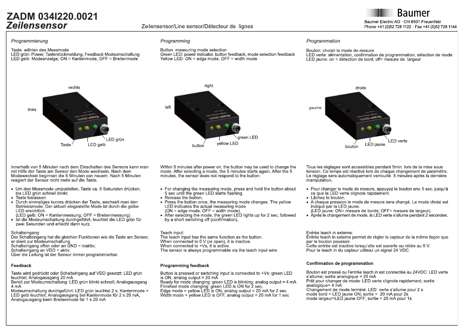 Baumer ZADM 034I220.0021 User Manual | Page 3 / 4