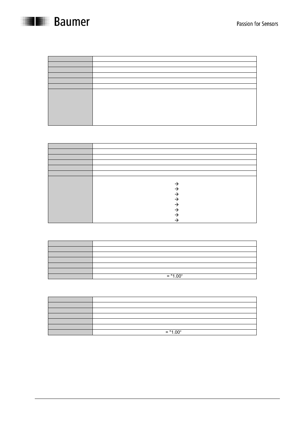 Baumer G1-G2-G0-GE-GB-GXxxx User Manual | Page 26 / 52