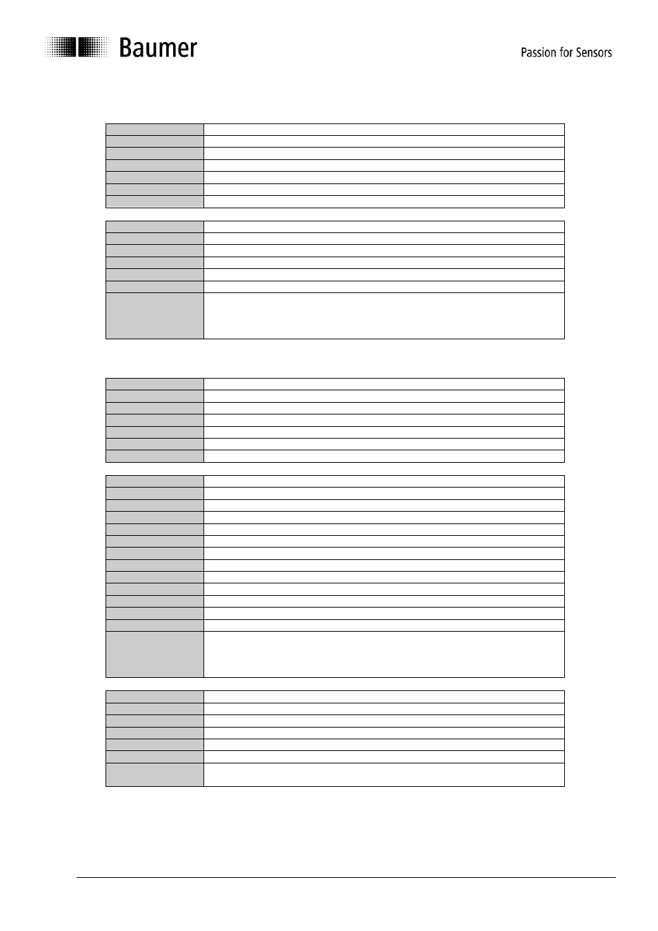 Baumer G1-G2-G0-GE-GB-GXxxx User Manual | Page 31 / 52
