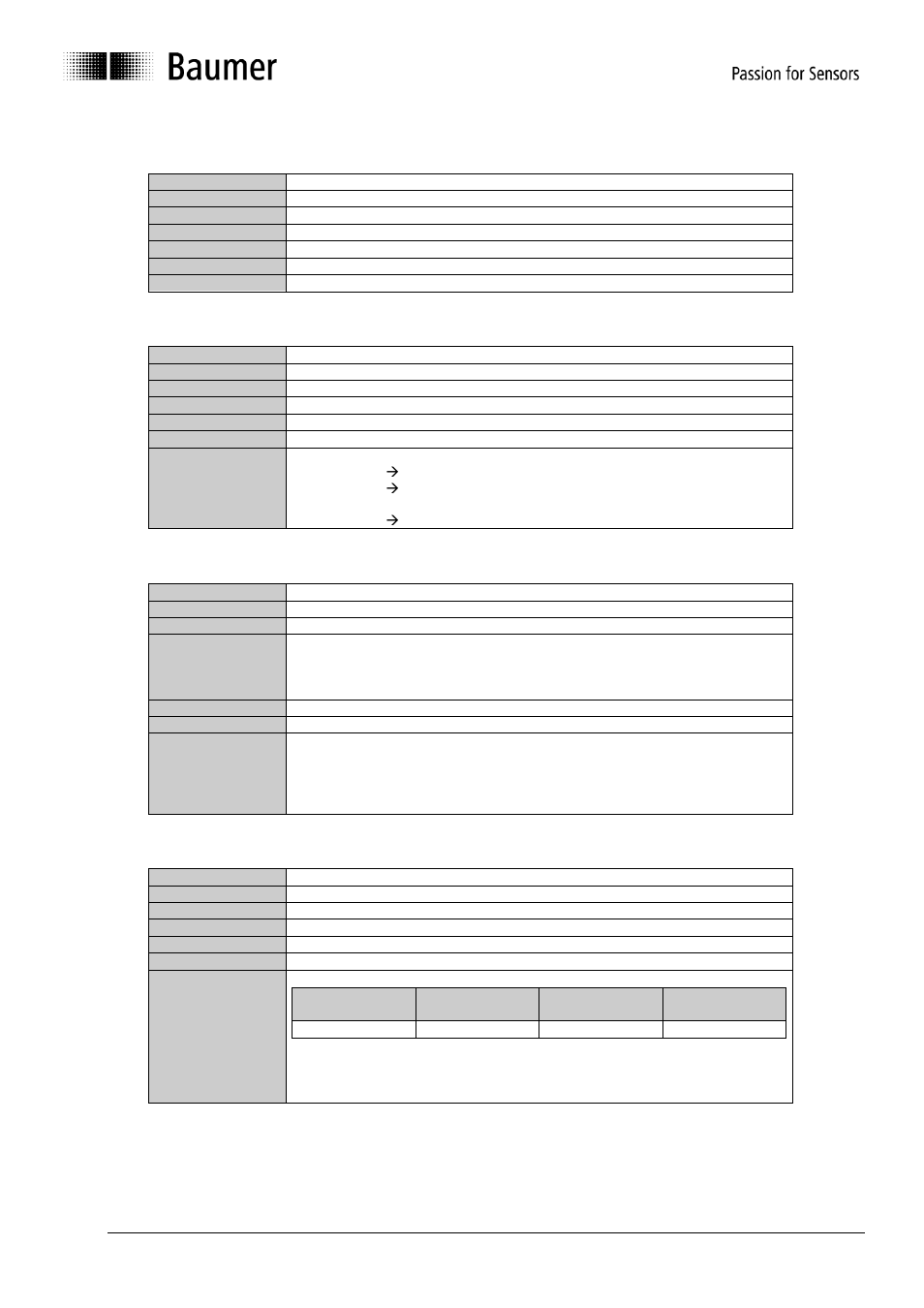 Baumer G1-G2-G0-GE-GB-GXxxx User Manual | Page 38 / 52