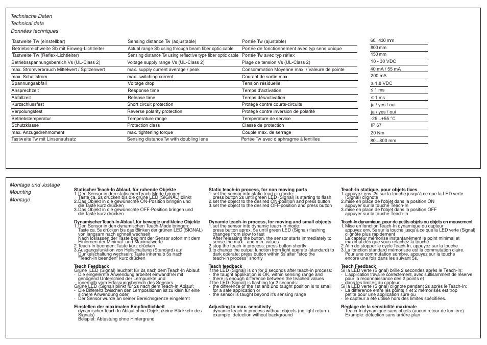 Baumer FZAM 18P6460/S14 User Manual | Page 2 / 2