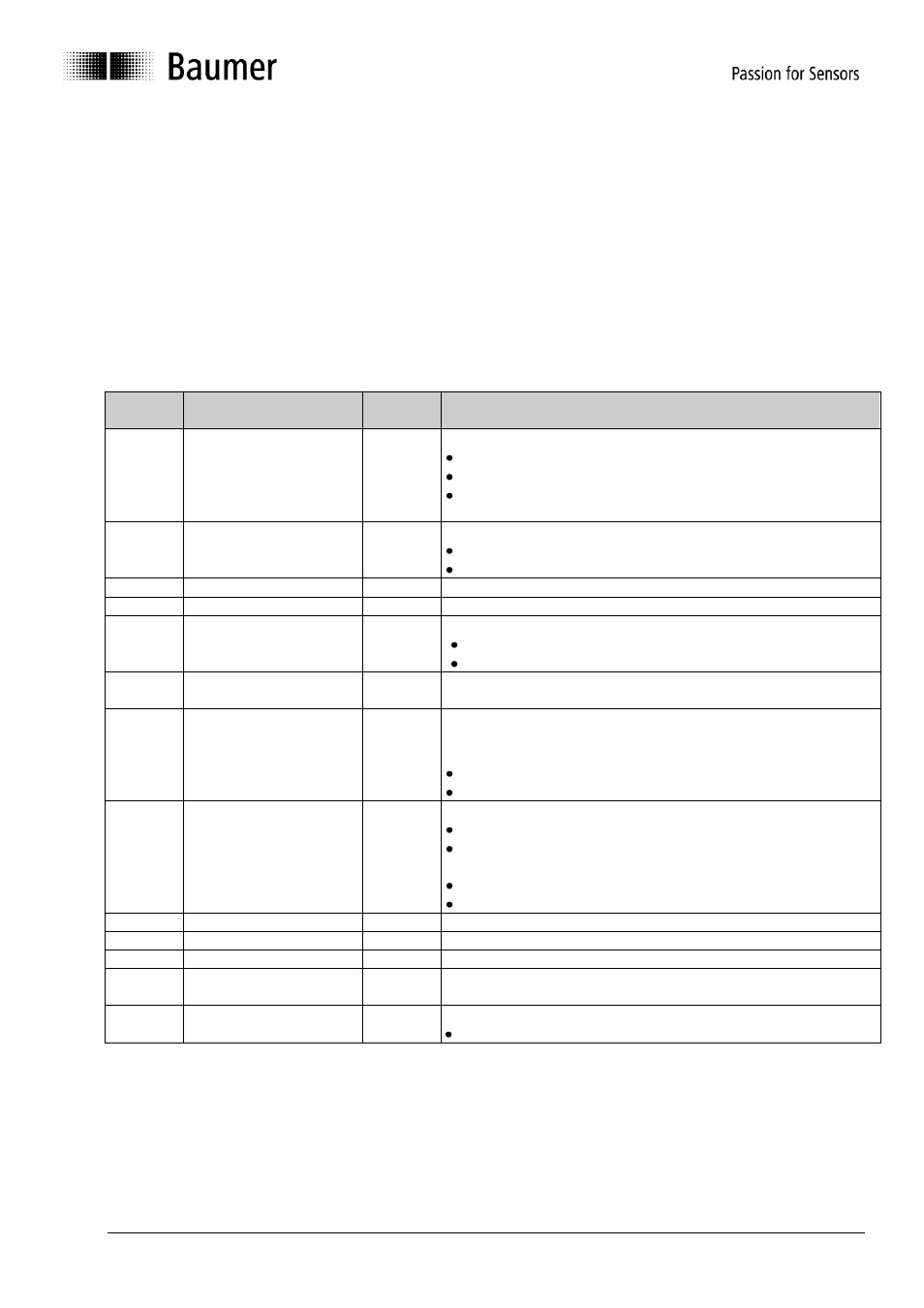 Diagnostic signals, Description of the diagnosis data slave_diag | Baumer G1-G2-G0-GE-GB-GXxxx User Manual | Page 14 / 26