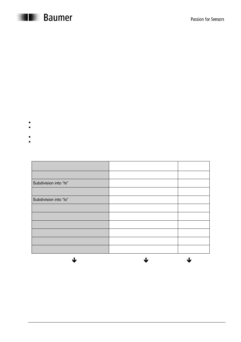 Entering parameters | Baumer G1-G2-G0-GE-GB-GXxxx User Manual | Page 19 / 26