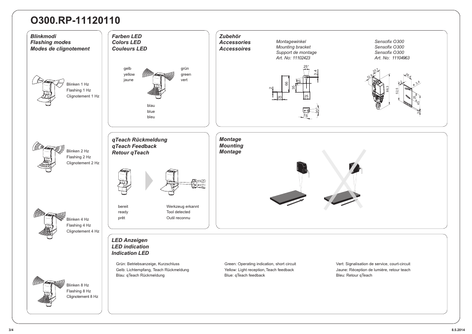 Baumer O300.RP-NV1T.72CU User Manual | Page 3 / 4