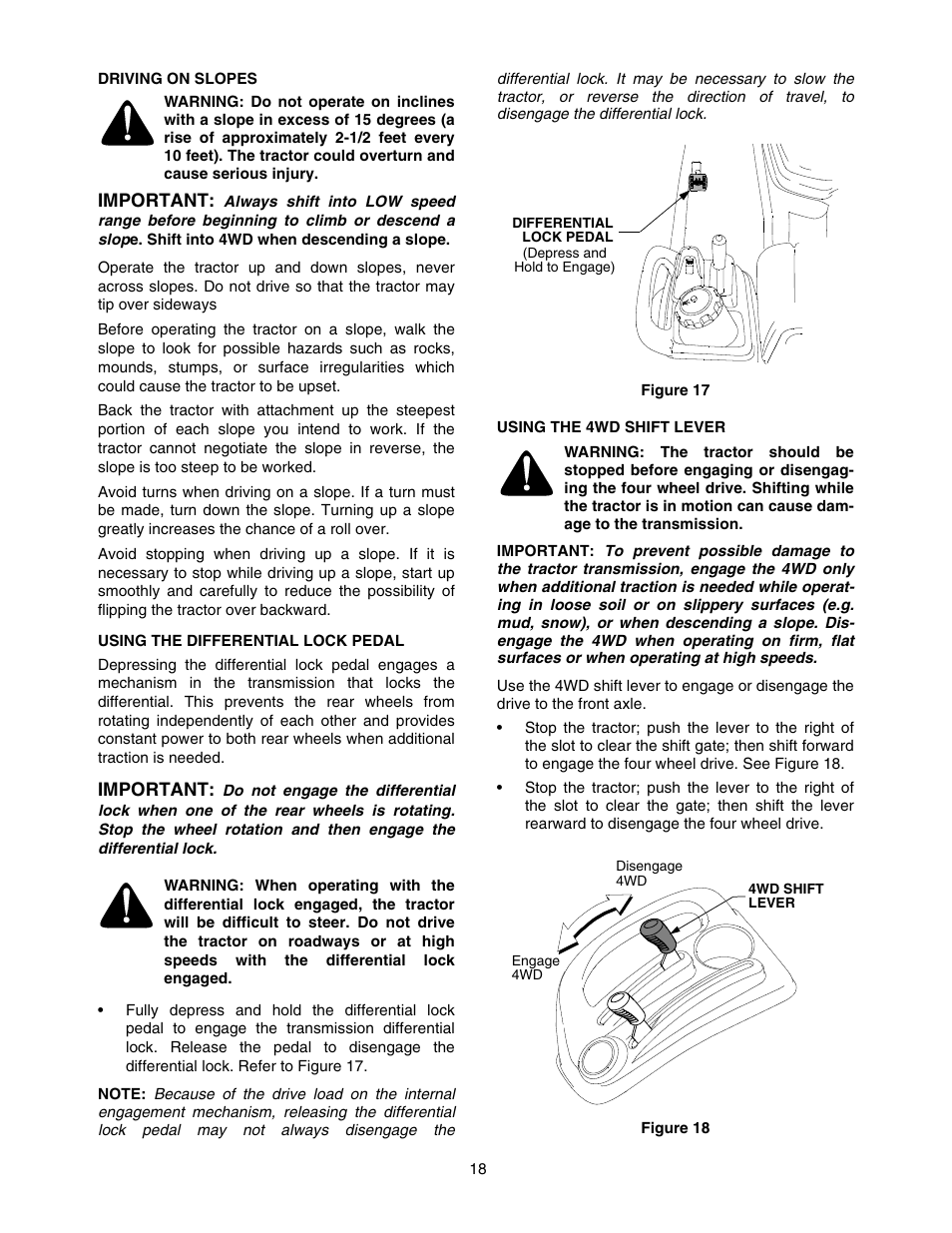 Cub Cadet 5264D User Manual | Page 18 / 48