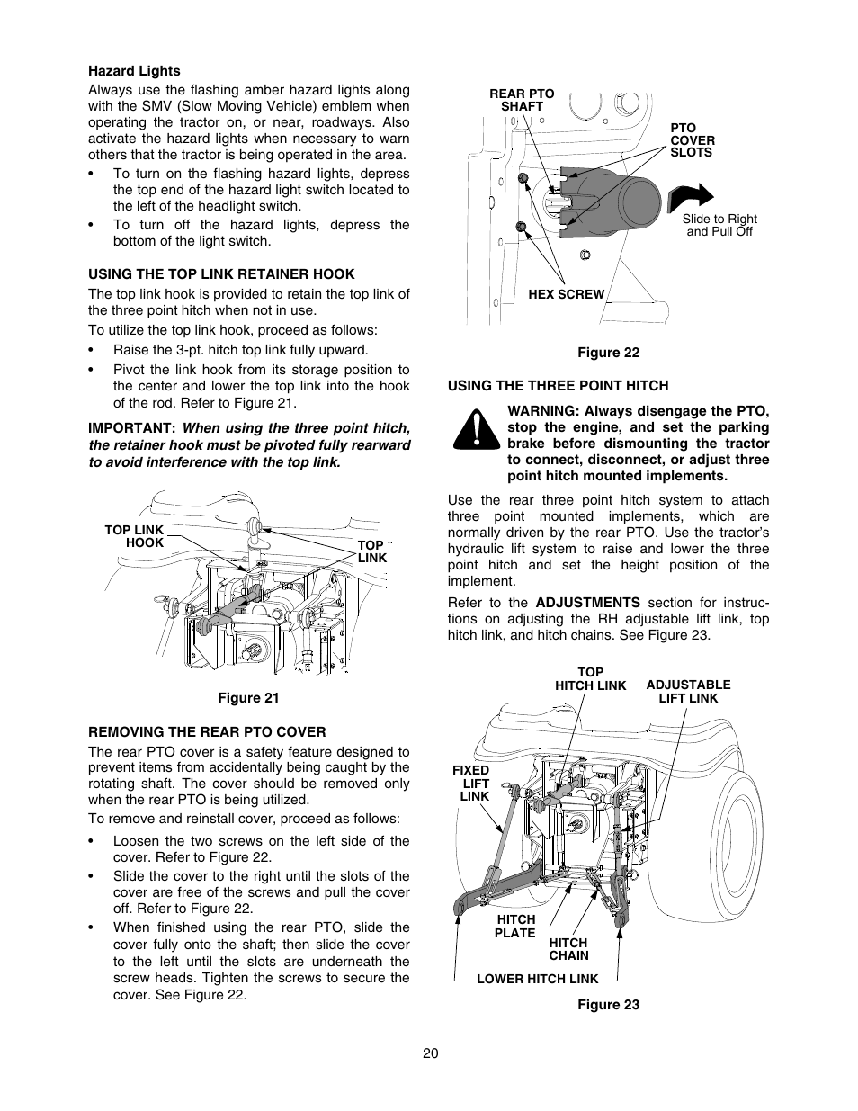 Cub Cadet 5264D User Manual | Page 20 / 48