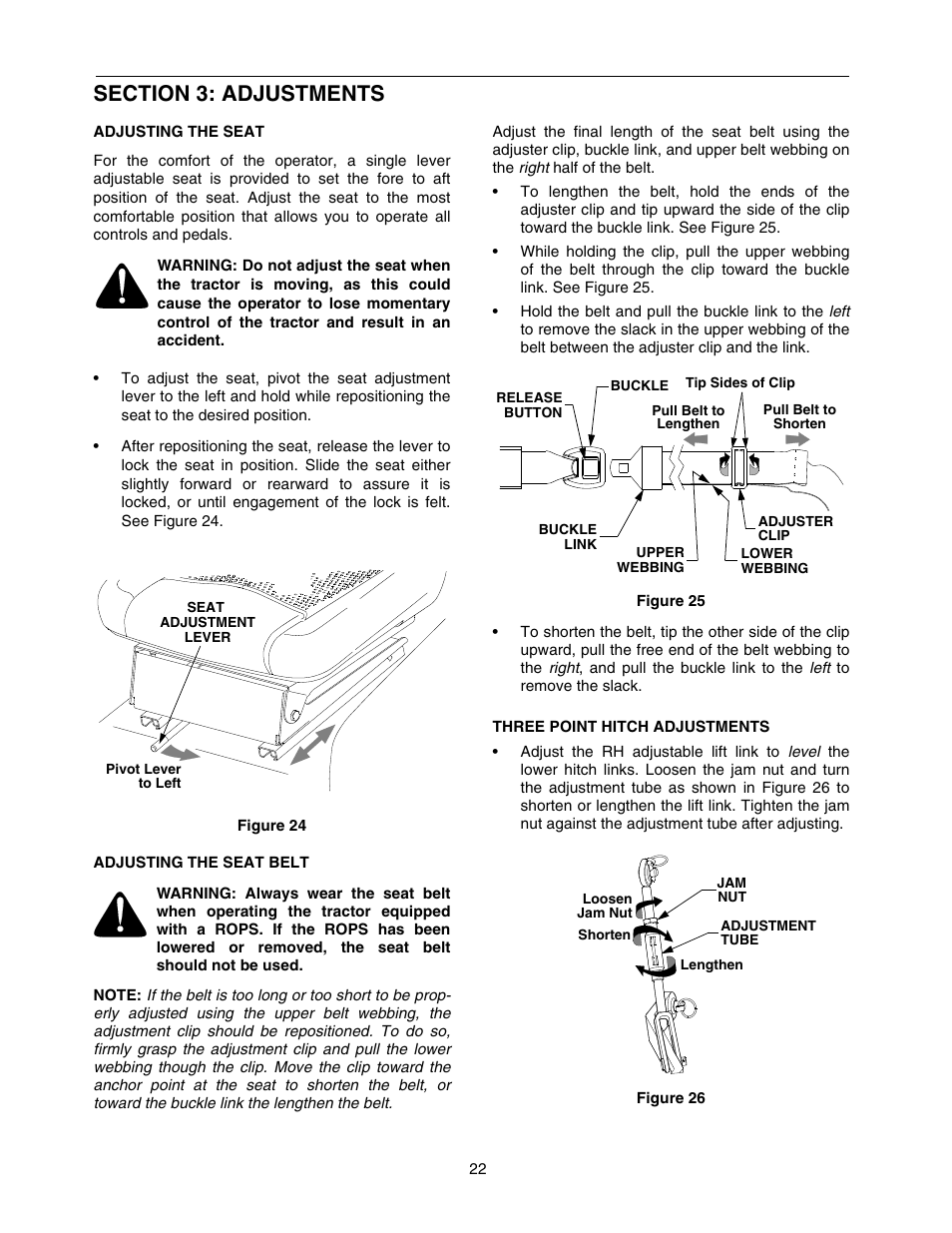 Cub Cadet 5264D User Manual | Page 22 / 48