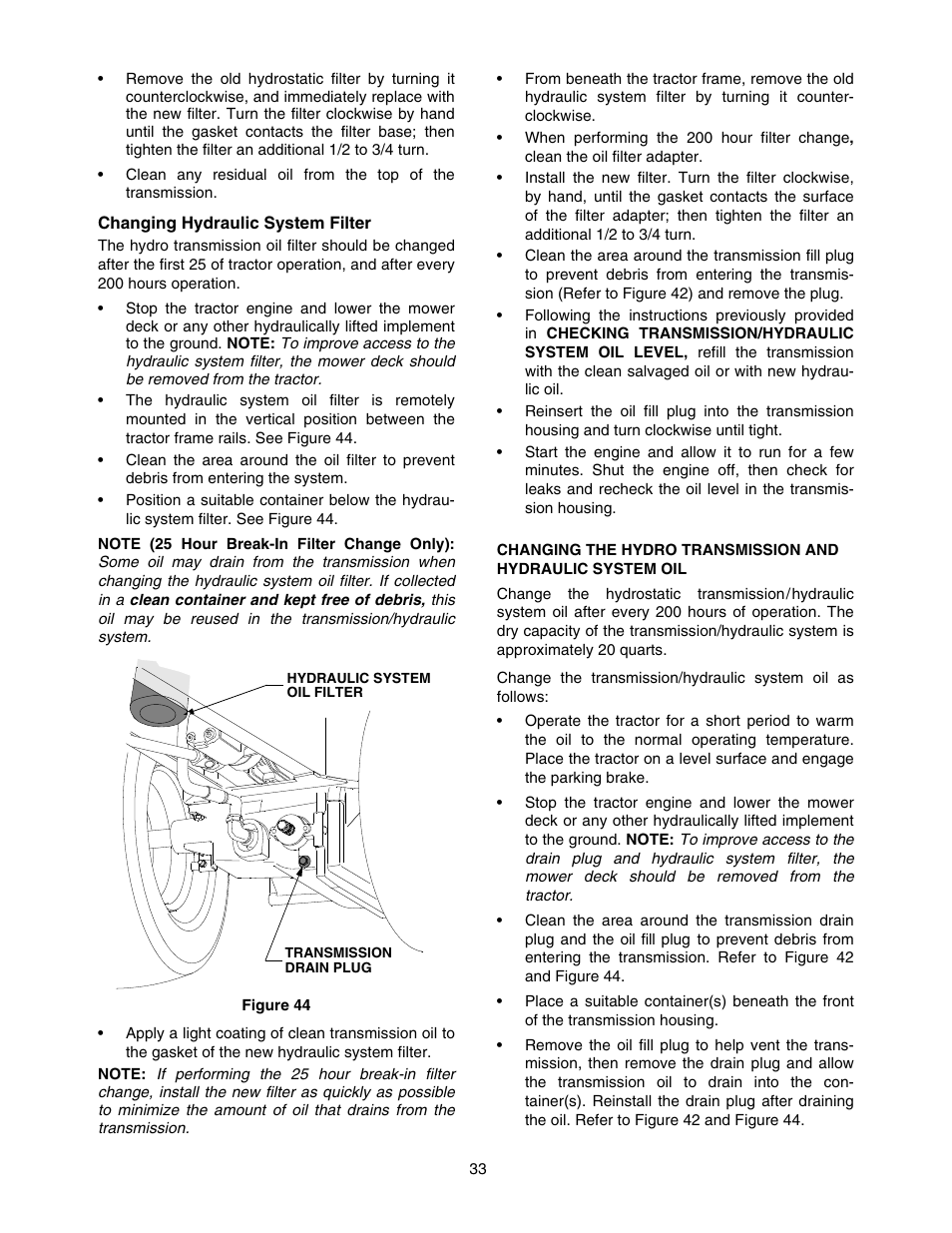 Cub Cadet 5264D User Manual | Page 33 / 48