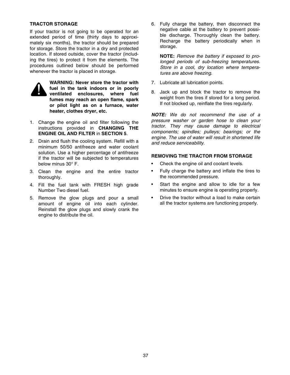 Cub Cadet 5264D User Manual | Page 37 / 48