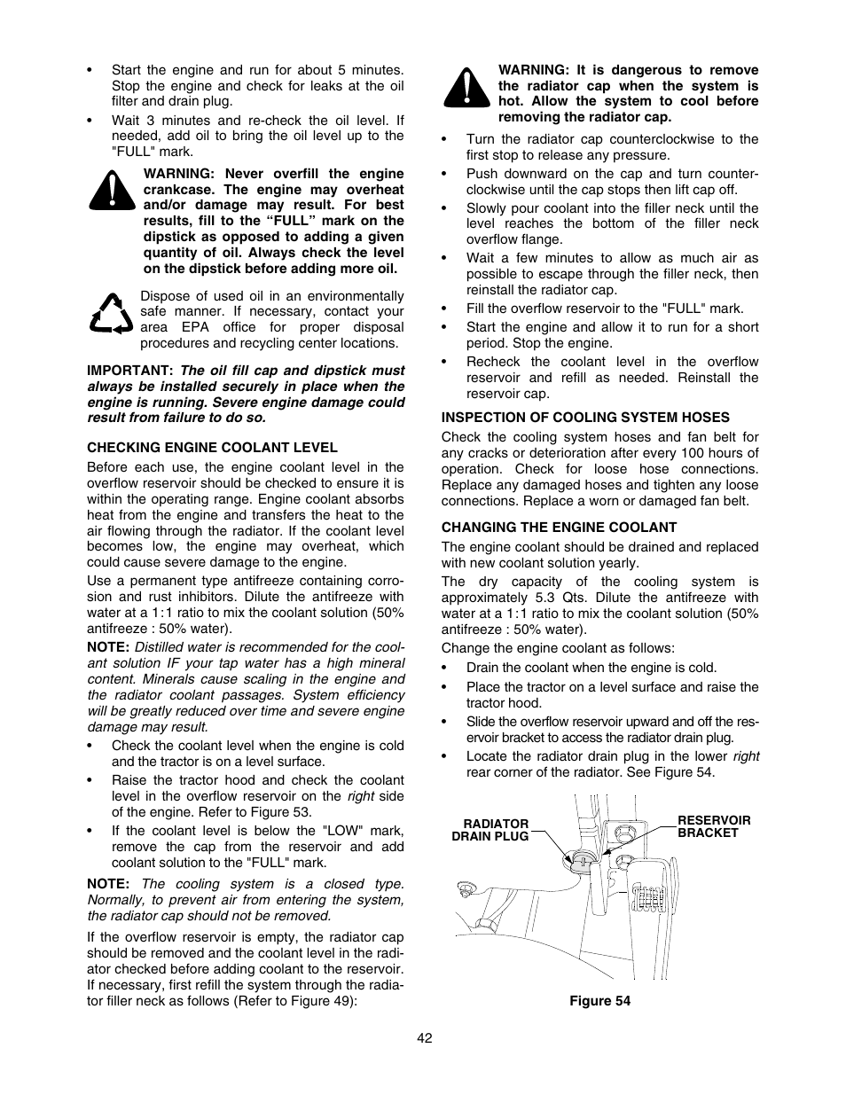 Cub Cadet 5264D User Manual | Page 42 / 48