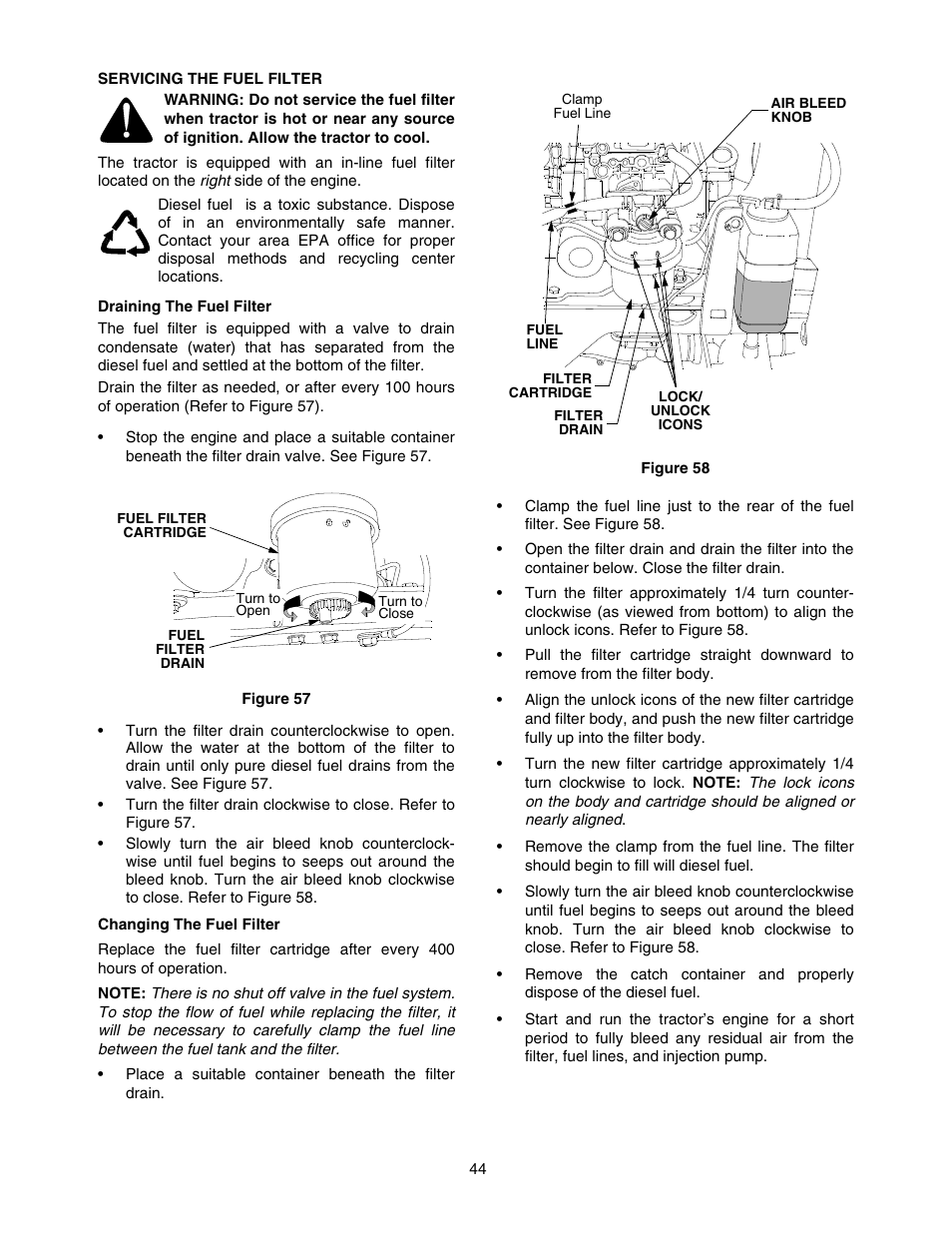 Cub Cadet 5264D User Manual | Page 44 / 48