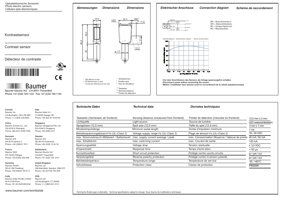 Baumer FKDH 14G6901 User Manual | 2 pages