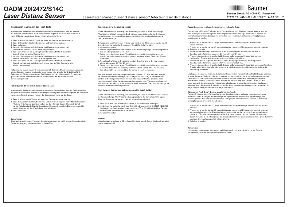 Baumer OADM 20I2472/S14C User Manual | Page 4 / 4