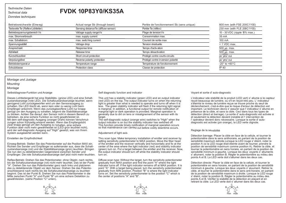 Baumer FVDK 10P83Y0/KS35A User Manual | Page 2 / 2