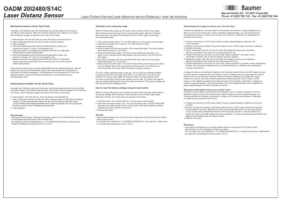 Baumer OADM 20I2480/S14C User Manual | Page 4 / 4